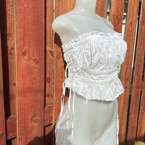 Free People Gabby Tube Top White Size XS - Picture 5 of 14